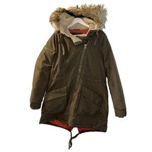 BUFFALO Women’s Green Insulated Winter Coat Parka (FREE SHIPPING)